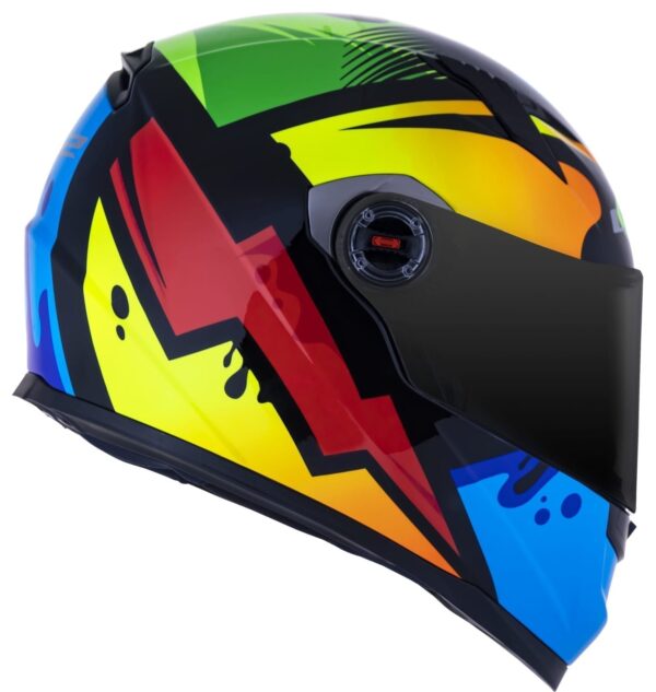 CAPACETE LS2 FF358 MASTERPIECE AMARELO/VERMELHO/ VERDE